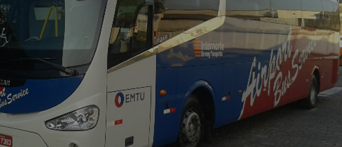 Foto de um ônibus do serviço Airport Bus Service