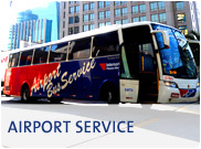 Ônibus representando o airport BUS Service